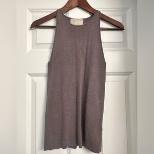 Banana Republic Grey Sweater Tank Size: S